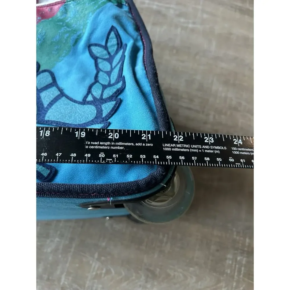 Rare Y2K Victoria’s Secret PINK Peace University 86 Rolling Duffle Bag Travel